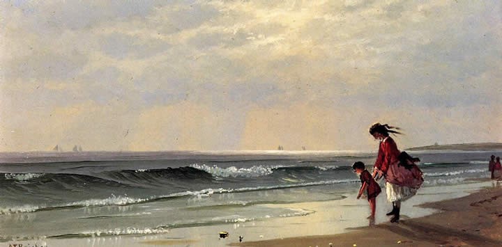 Alfred Thompson Bricher At the Shore